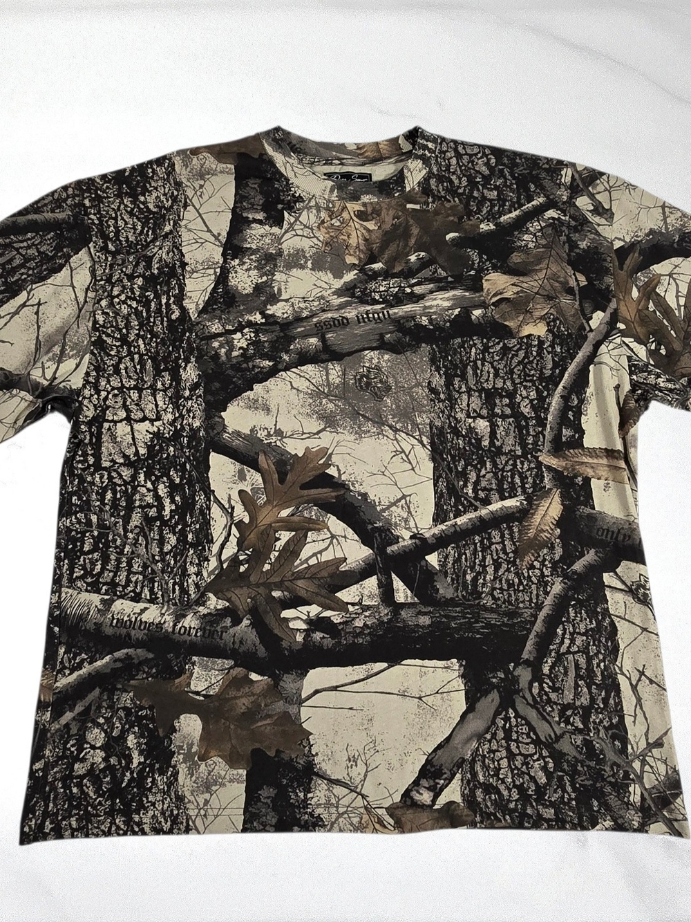 Darc Sport Woodland Camo Premium Vintage Collection Oversized Tee • 2XL
